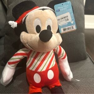 Disney Mickey Mouse Holiday Plush - Red, White, Black
